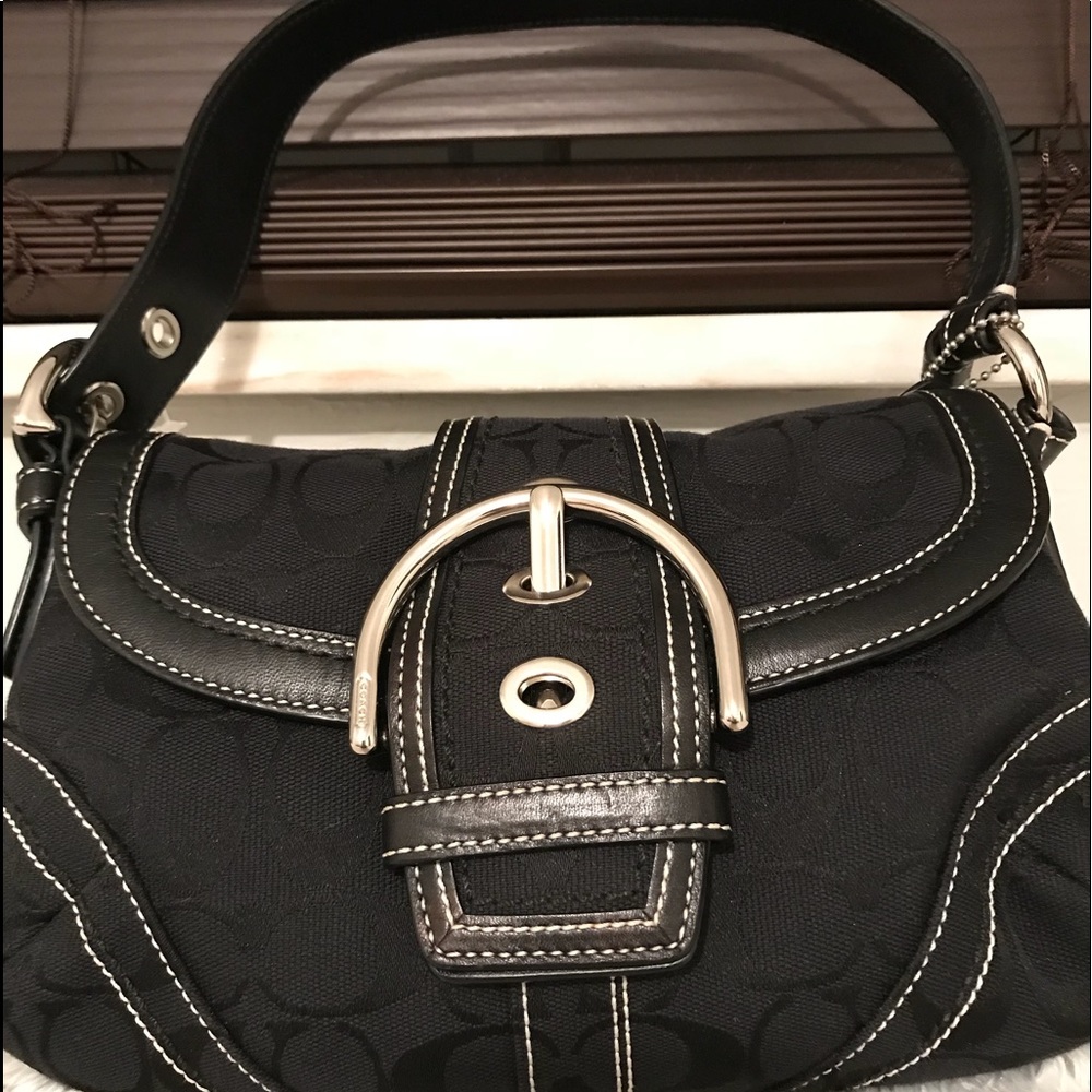Coach Hobo Black Handbag